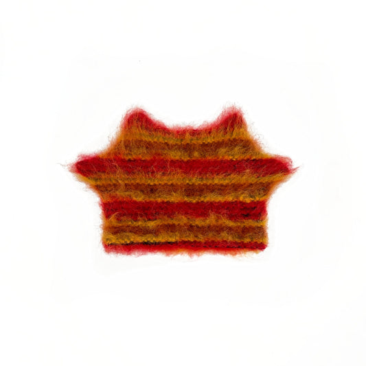 Mohair "Phoenix" Sculpture Knit Beanie