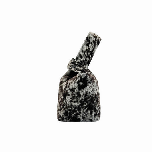 Black Longhorn Cowhide Knot Bag